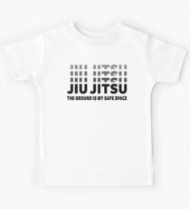 JIU JITSU - THE GROUND IS MY SAFE SPACE Kids Tee