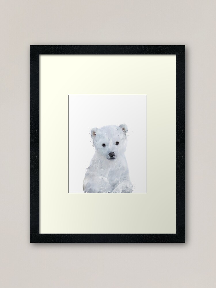 Alternate view of Little Polar Bear Framed Art Print