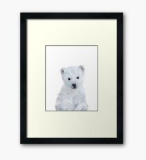 Kleiner Eisbär Gerahmtes Wandbild
