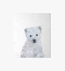 Little Polar Bear Art Board Print