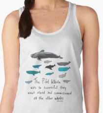 Pilot Whales Cartoon Women's Tank Top