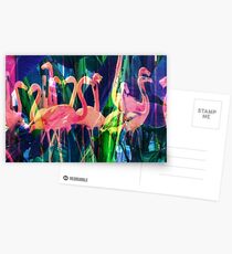 Flamingo-Tanz Postkarten