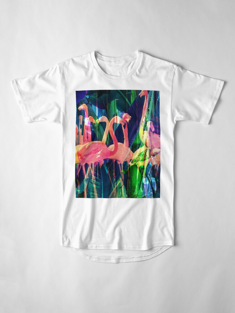 Alternate view of Flamingo Dance Long T-Shirt