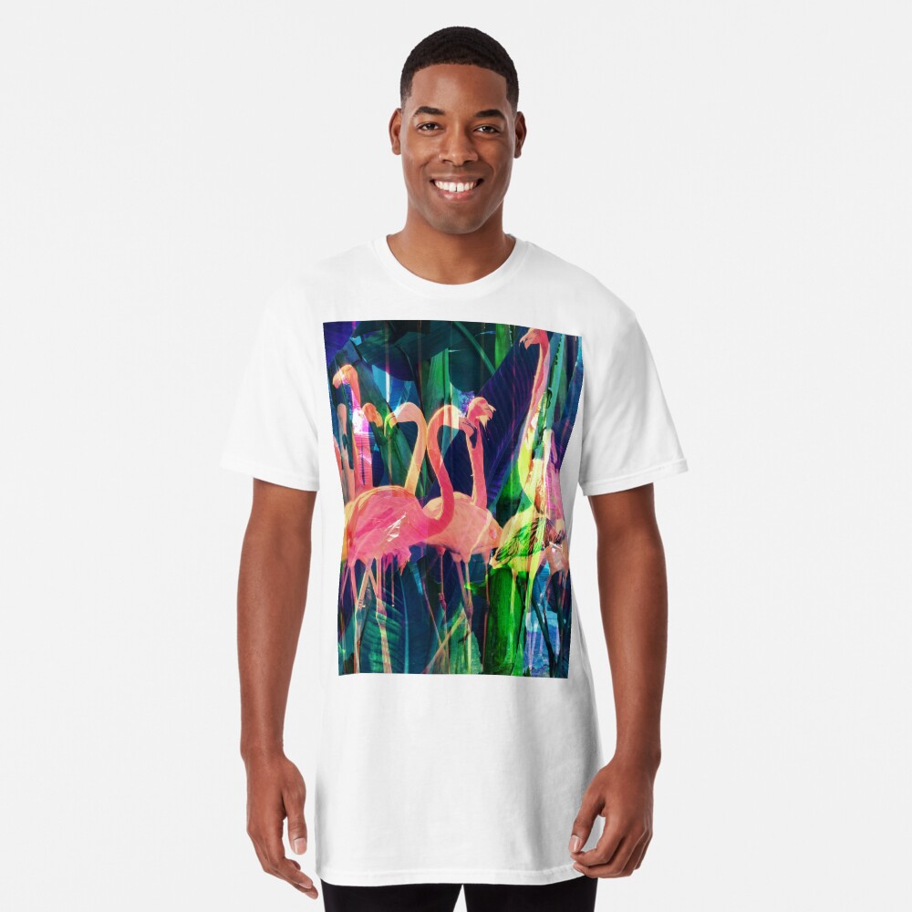 Flamingo Dance Long T-Shirt