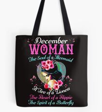 DECEMBER WOMAN THE SOUL OF MERMAID Tote Bag