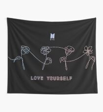 BTS LOVE YOURSELF FLOWER #1 Wall Tapestry