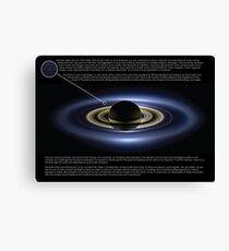 Pale Blue Dot Canvas Print