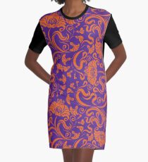 South Carolina - Floral Graphic T-Shirt Dress