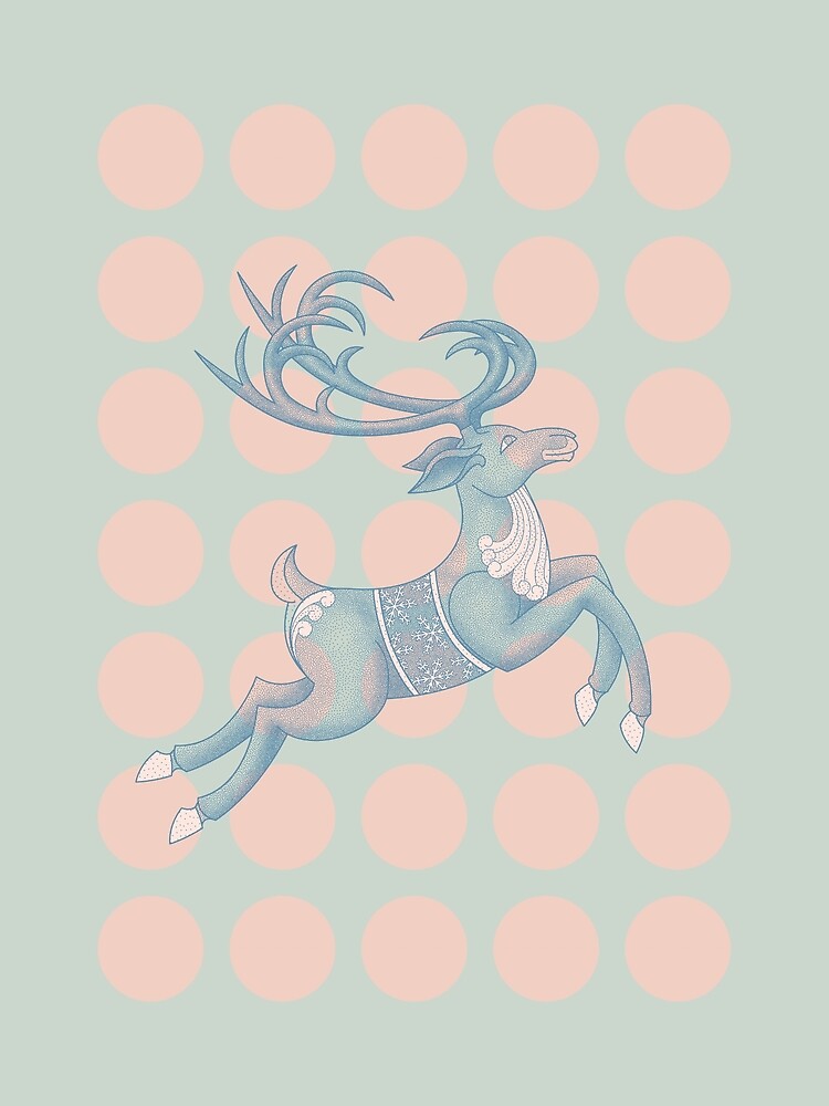 Flying Reindeer n' Dots by Thoth-Adan