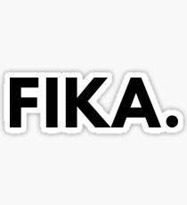 Fika Sticker