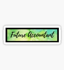 Future Accountant Sticker