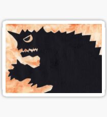 Orange Kaiju Sticker