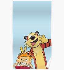 Calvin and Hobbes shirt Poster