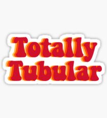 Pegatina brillante Cosas extrañas totalmente tubulares