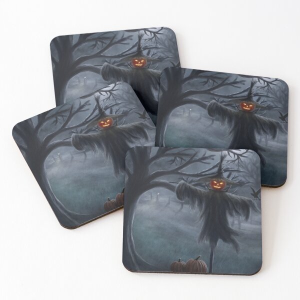Scarecrow Coasters (Set of 4)