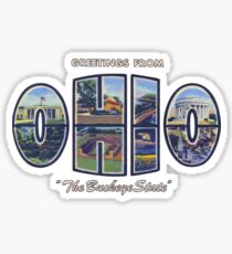 Greetings from Ohio Sticker