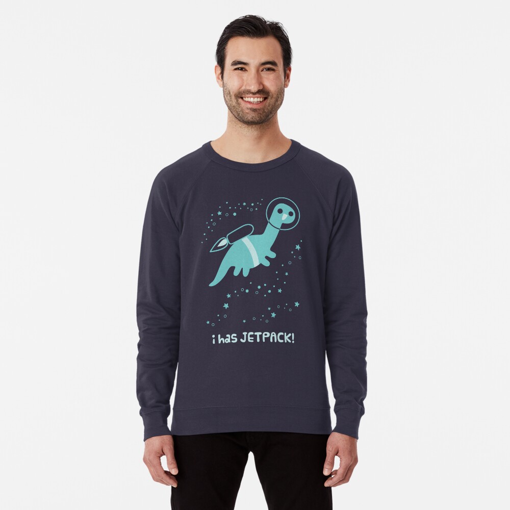 I Has Jetpack! Lightweight Sweatshirt