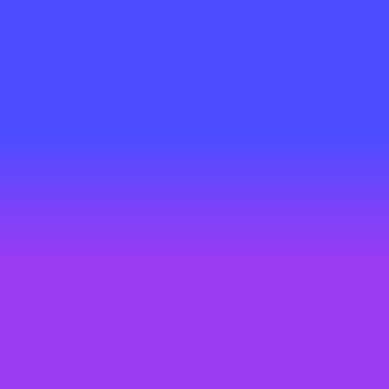 "Neon Purple and Bright Neon Blue Ombré Shade Color Fade" Poster by