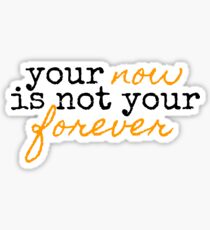 Turtles All the Way Down quote Sticker