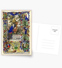 Illuminated New Testaments Nativity Scene Postcards