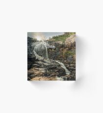 Lesmurdie Falls, Perth, Western Australia Acrylic Block
