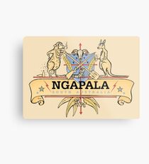 Ngapala Coat Of Arms Metal Print