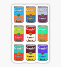 Andy Warhol Campbell's soup cans Sticker