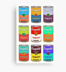 Andy Warhol Campbell's soup cans Canvas Print
