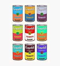 Andy Warhol Campbell's soup cans Photographic Print