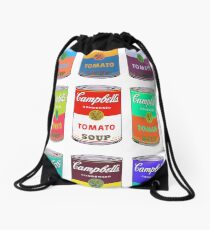 Andy Warhol Campbell's soup cans Drawstring Bag