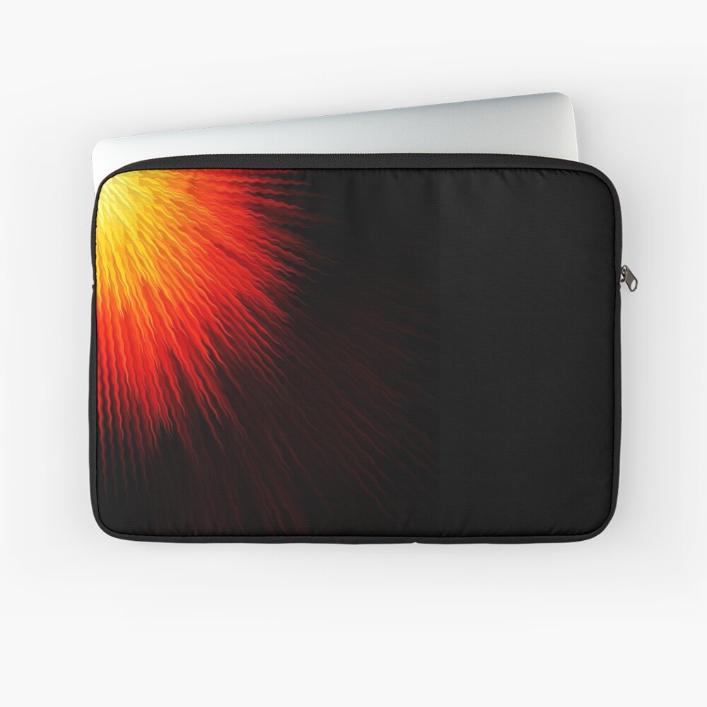 Fiery sun Laptop Sleeve