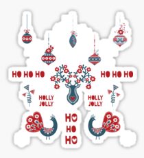 HO HO HO - Christmas Sticker