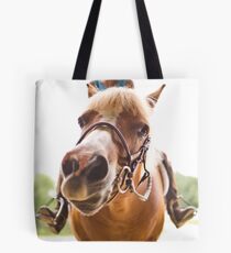 Funny Horse Tote Bag