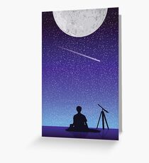 BTS Jimin Serendipity Landschaft Grußkarte