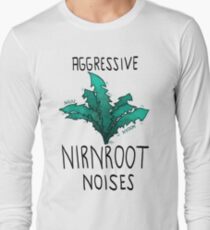 Aggressive nirnroot noises Long Sleeve T-Shirt