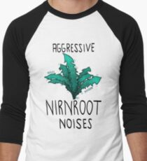 Aggressive Nirnroot-Geräusche Baseballshirt mit 3/4-Arm