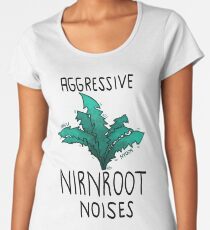 Aggressive nirnroot noises Women's Premium T-Shirt