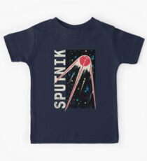 Sputnik Sterne Kinder T-Shirt