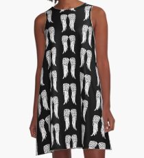 Daryl Dixon Wings - Zombie A-Line Dress