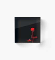 DM Violator Rose style small breast logo Acrylic Block