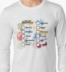 Drink Around the World - EPCOT Passport Long Sleeve T-Shirt