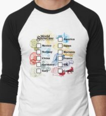 Drink Around the World - EPCOT Passport Men's Baseball ¾ T-Shirt