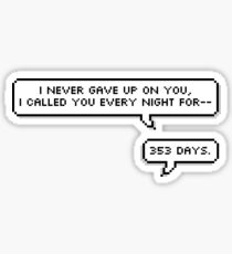 353 Tage Sticker