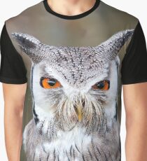 North White-Faced Owl Graphic T-Shirt