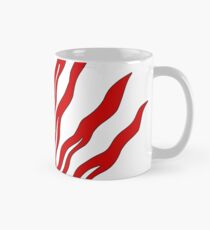 flames (red) - papercut pattern Classic Mug