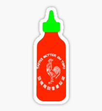 Sriracha - Tastes Better on Tofu Sticker