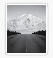 on the road Sticker