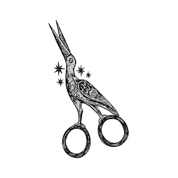 Sewing on sale scissors bird