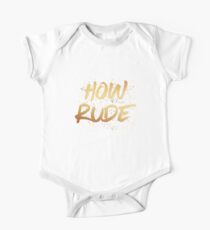 How Rude One Piece - Short Sleeve
