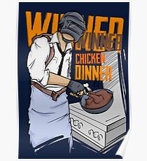 PUBG - Winner, Winner Chicken Dinner Merchandise Poster